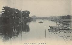 徳島十景ノ内雨中ノ公会堂