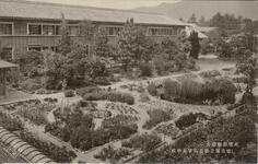 花壇及寄宿舎（徳島県立徳島高等女学校）