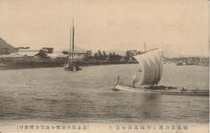 徳島富田浦より福島港を望む