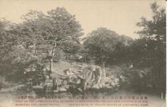 徳島公園十二景の七（東宮殿下御座所の庭）