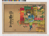 引札絵柄：二宮尊徳
商店場所：美馬郡猪尻村
商店名称：藤田醤油店
商売内容：醤油